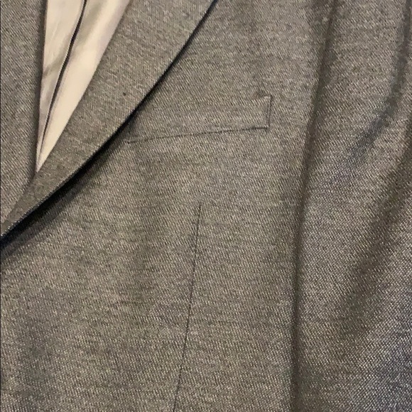 Men’s Calvin Klein Grey 100% Wool Sportscoat 44L - Picture 2 of 5